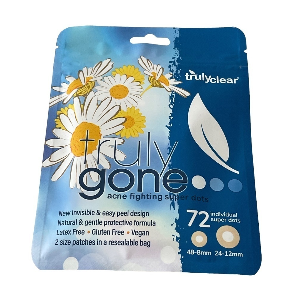 NWT Truly Clear Acne Pimple Patches for Face & Body Hydrocolloid Blemish New
